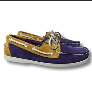 NWT Island Surf Co Suede Dixon Boat Shoes Loafers